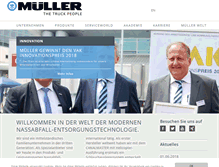 Tablet Screenshot of mueller-umwelt.de